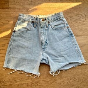 Vintage Wrangler High-Waist Denim Shorts